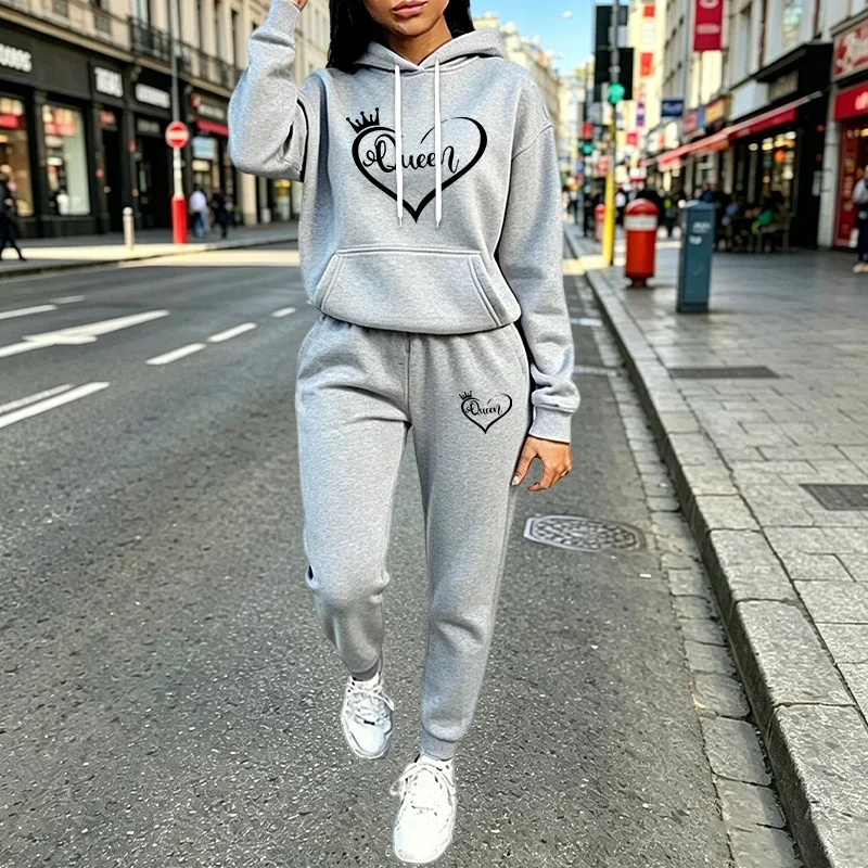 Queen Street Fashion - Completi da donna Queen, felpa con