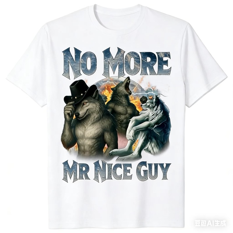 No More Mr Nice Guy Funny Alph - Street Fashion For Short Guys recensione e prezzo